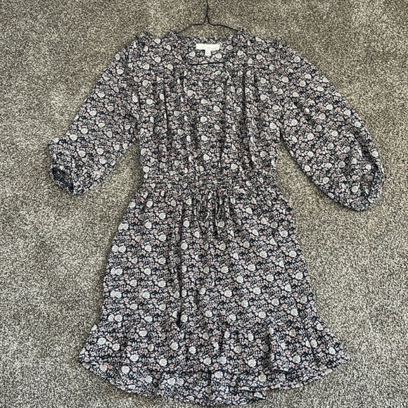 Pinch Black and White Floral Long Sleeve Dress - Picture 1 of 2